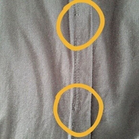 WILFRED Aritzia Faux Wrap Drop Waist Mini Dress Sz M Flawed - Picture 12 of 12